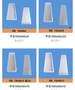 Flat plastic formwork, plastic mold